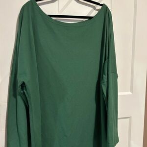 SHEIN Forest Green Long Sleeve Top